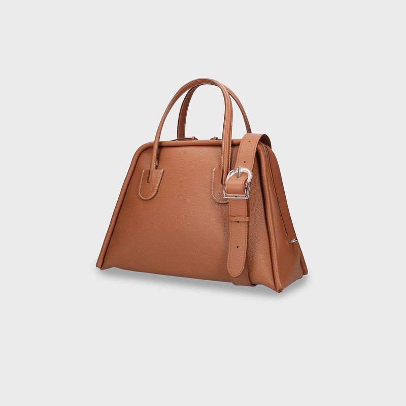 BORDER BAG LARGE BROWN