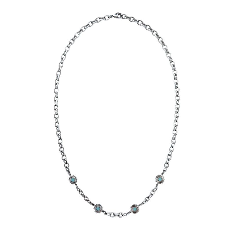 Nouvelle Lumiere(ヌヴェルルミエール)の「Artic Necklace Turquoise Blue(Accessories)」