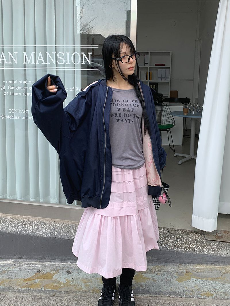 MILKY FRILL SKIRT (3C)