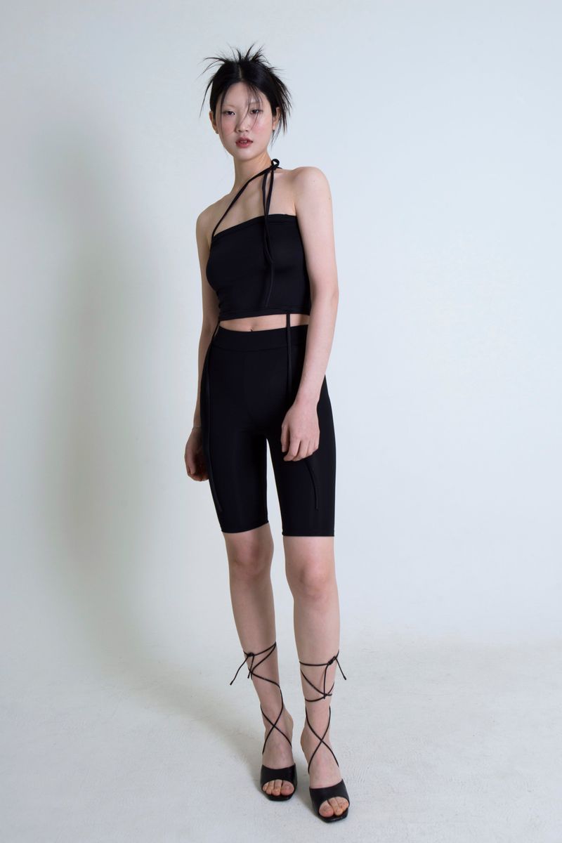 STRING TUBETOP BLACK