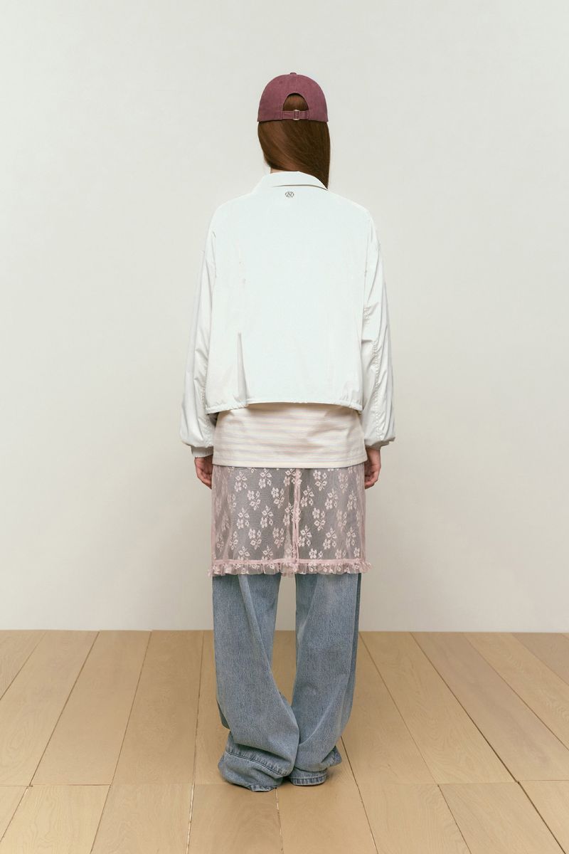 COLLECTION SOFT VELVET WOVEN JUMPER [WHITE]