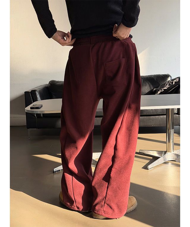 [기모] Wide corduroy sweat pants(4color)