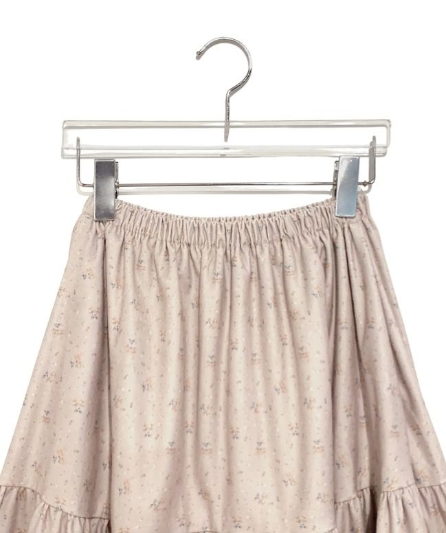 Orla Flower Corduroy Banding Midi Skirt