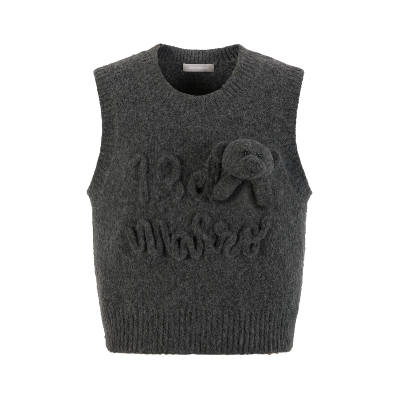 13DE MARZO（トレセ・デ・マルゾ）の「13DE MARZO Rope Knit Logo Vest（Tops）」
