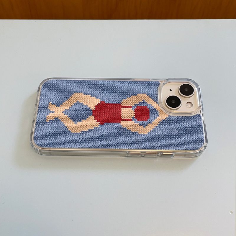DELPHIN(デルフィン)の「SWIMMER HARD JELL CASE_WOMAN(RED)(Smartphone Accessories)」