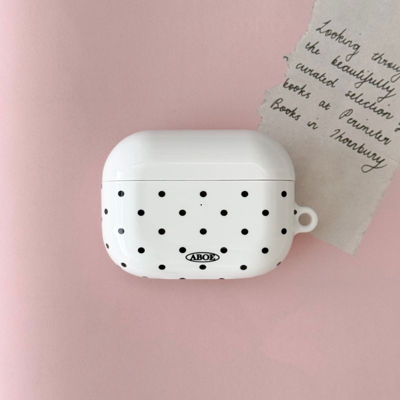 WHITE DOT Airpods Case