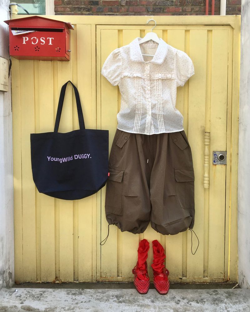 Move Cargo Bermuda Pants (4color)