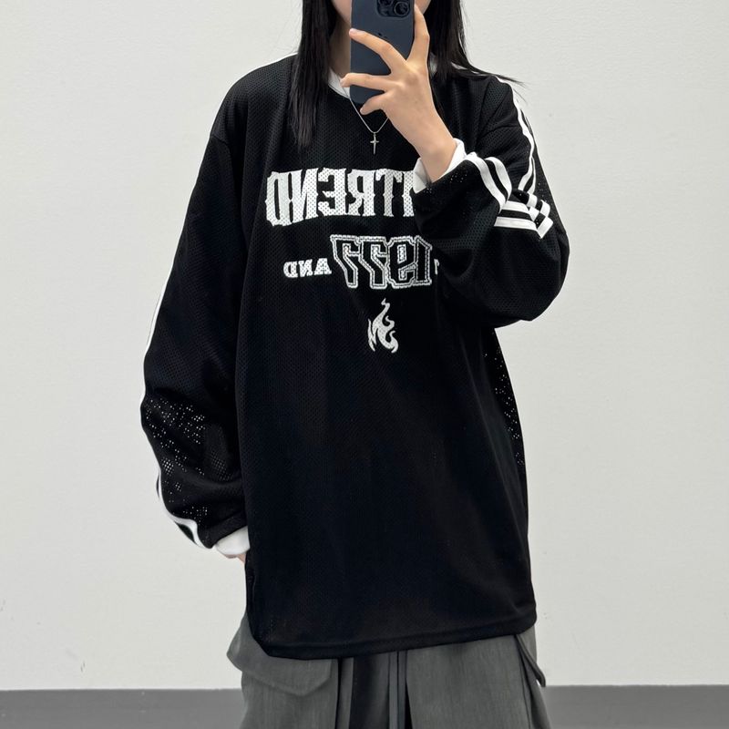 PEARCLAN(ペアクラン)の「mesh track long sleeve(Tops)」