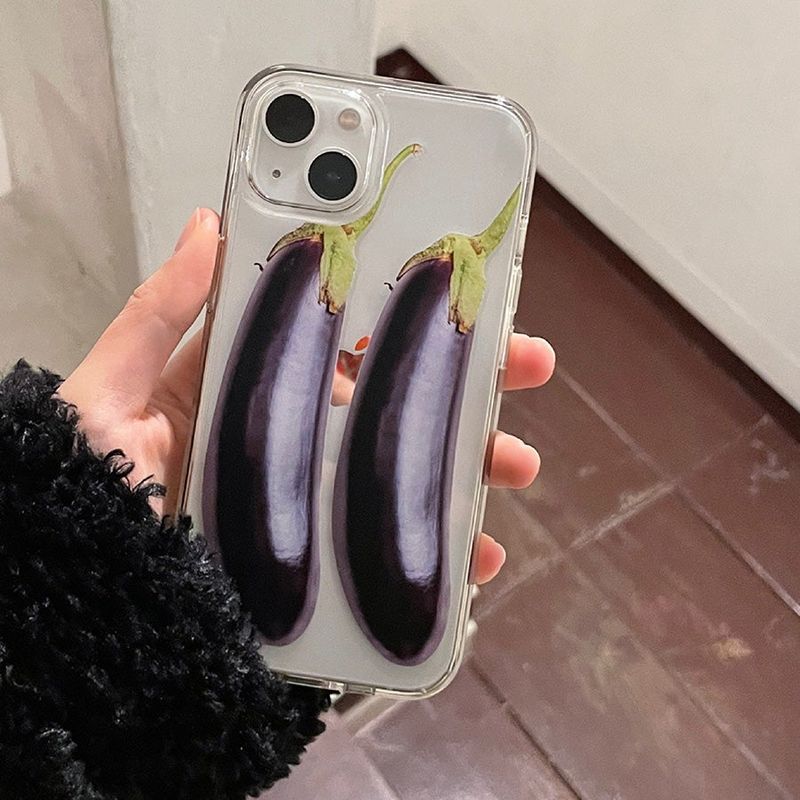 Eggplant case - jelly hard