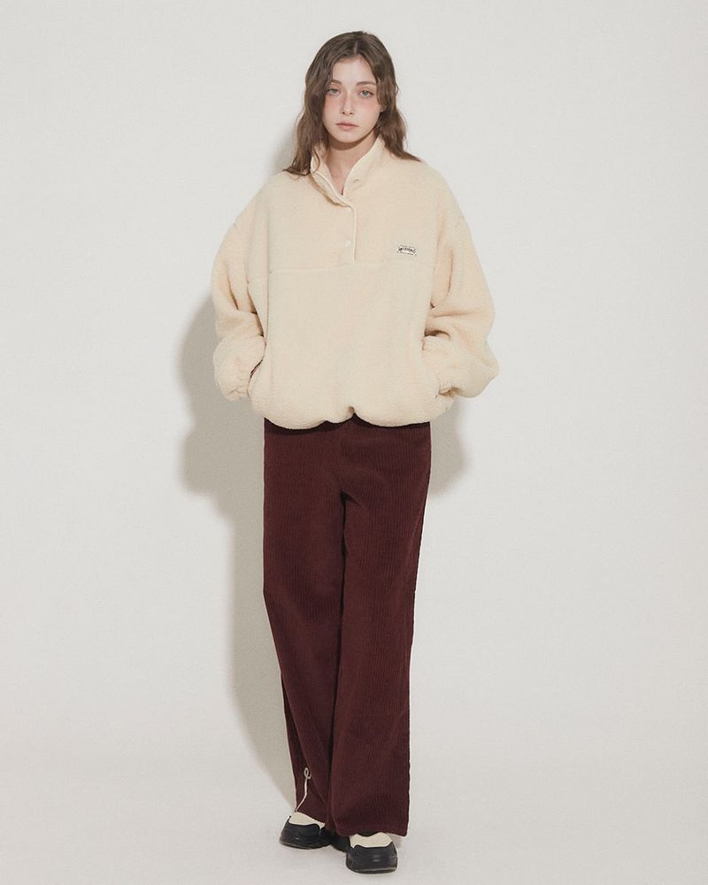 FLUFF FLEECE PULLOVER [IVORY]