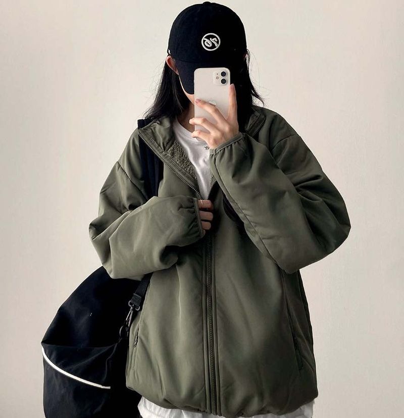 Libby High Neck Zip-Up Jumper