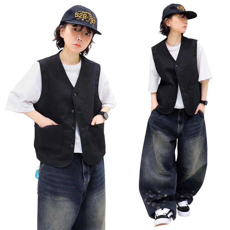 Vintage Button-Up Vest