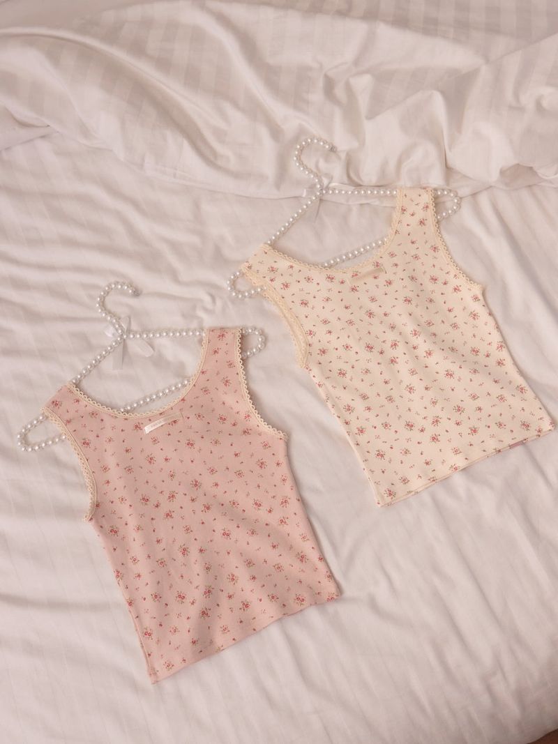 DAISY SLEEVELESS TOP - IVORY
