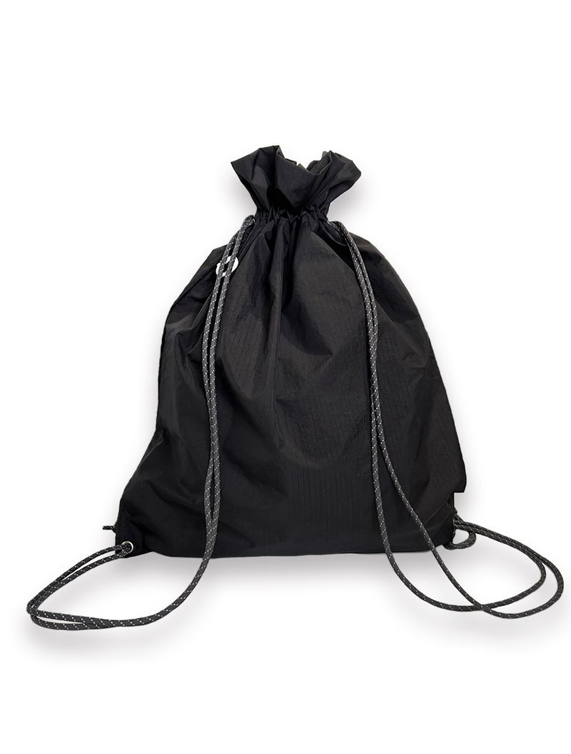 Reverse Logo Gym Sack / Black
