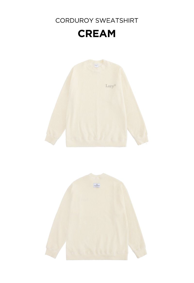 Corduroy Sweatshirt (8 Colors)