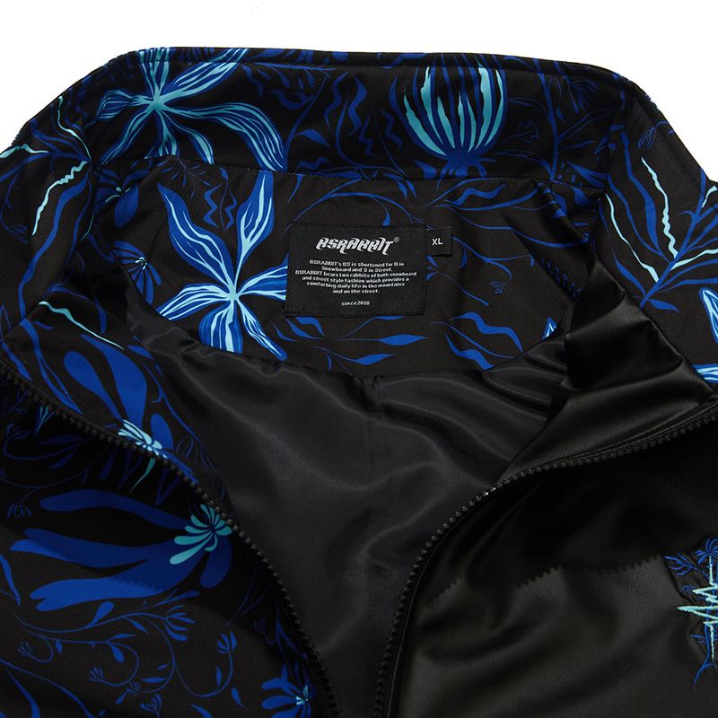 BSR2223FWJK062 J-BLUE FLOWER JACKET BLACK