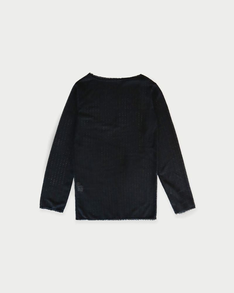 Crochet summer t-shirt_black