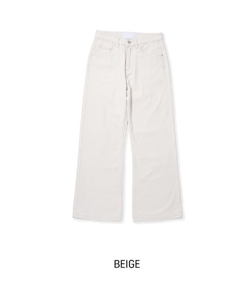 Raiden Cotton Semi-Flare Pants