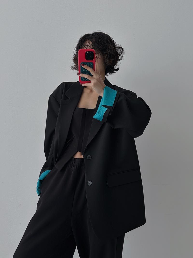 ASCLO Loose Two Button Blazer (2color)