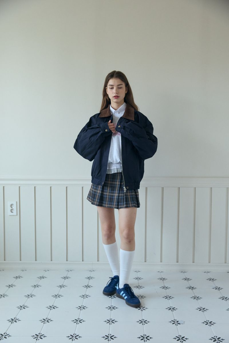 PINK PINEAPPLE(ピンクパイナップル)の「FARMY COTTON BOMBER JACKET(Jackets/Outerwear)」
