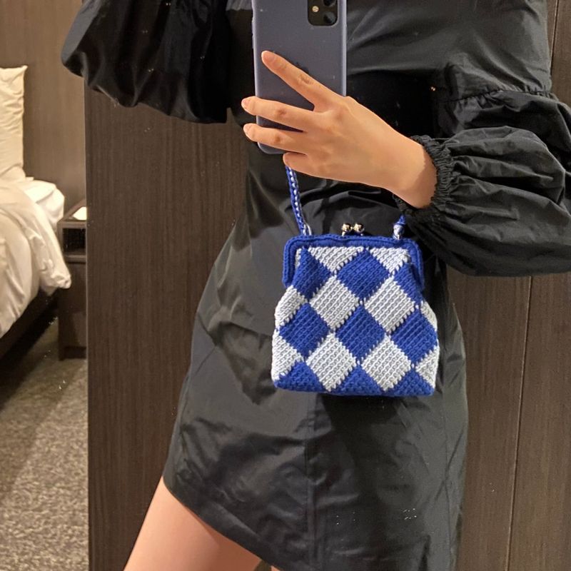 [MADE] Étang Waffle Bag | Cobalt Blue