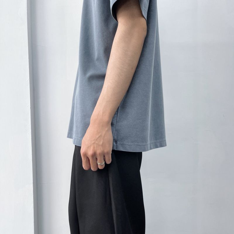 Mist Grey Washed Tee