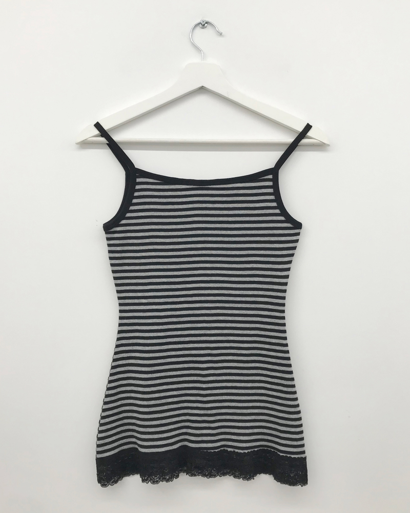 Som Striped Lace Sleeveless (4color)