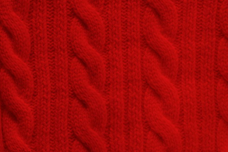 (15 red) Twisted Knitted matte AirPods Case