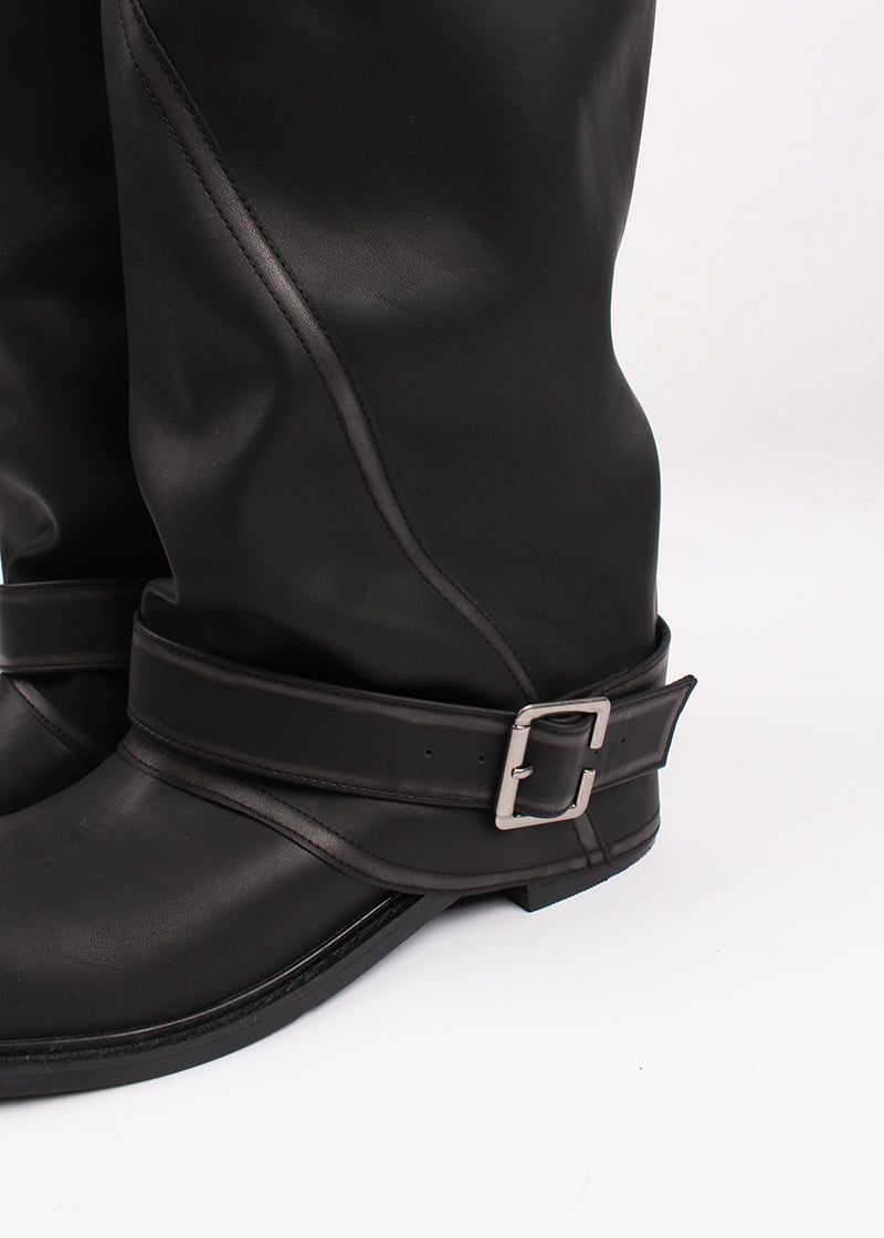 FOLDING BUCKLE BOOTS