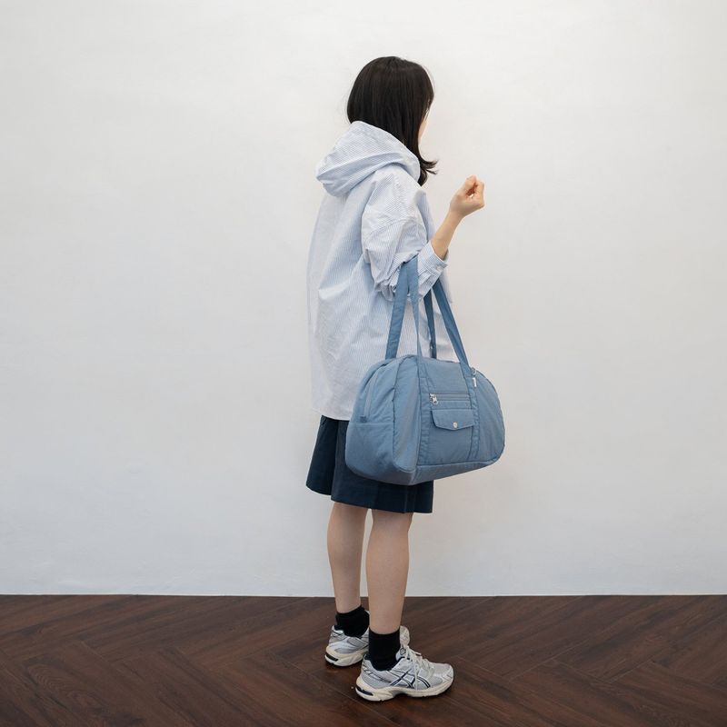 Sporty Boston Bag - Blue