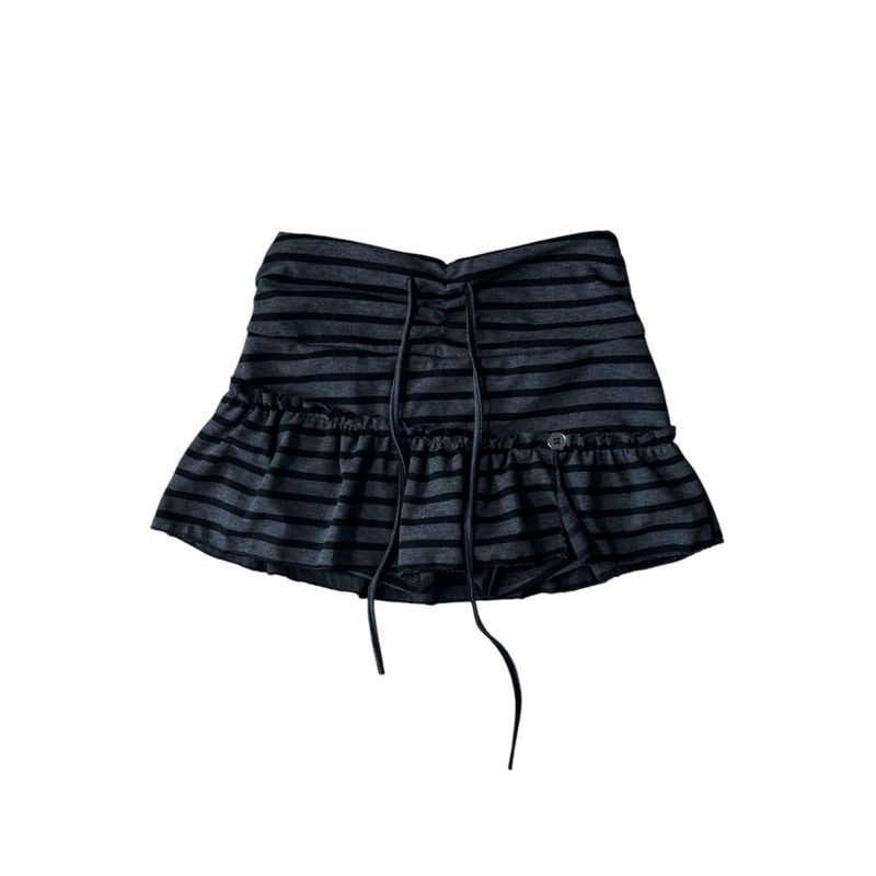 Frill button skirt (2colors)