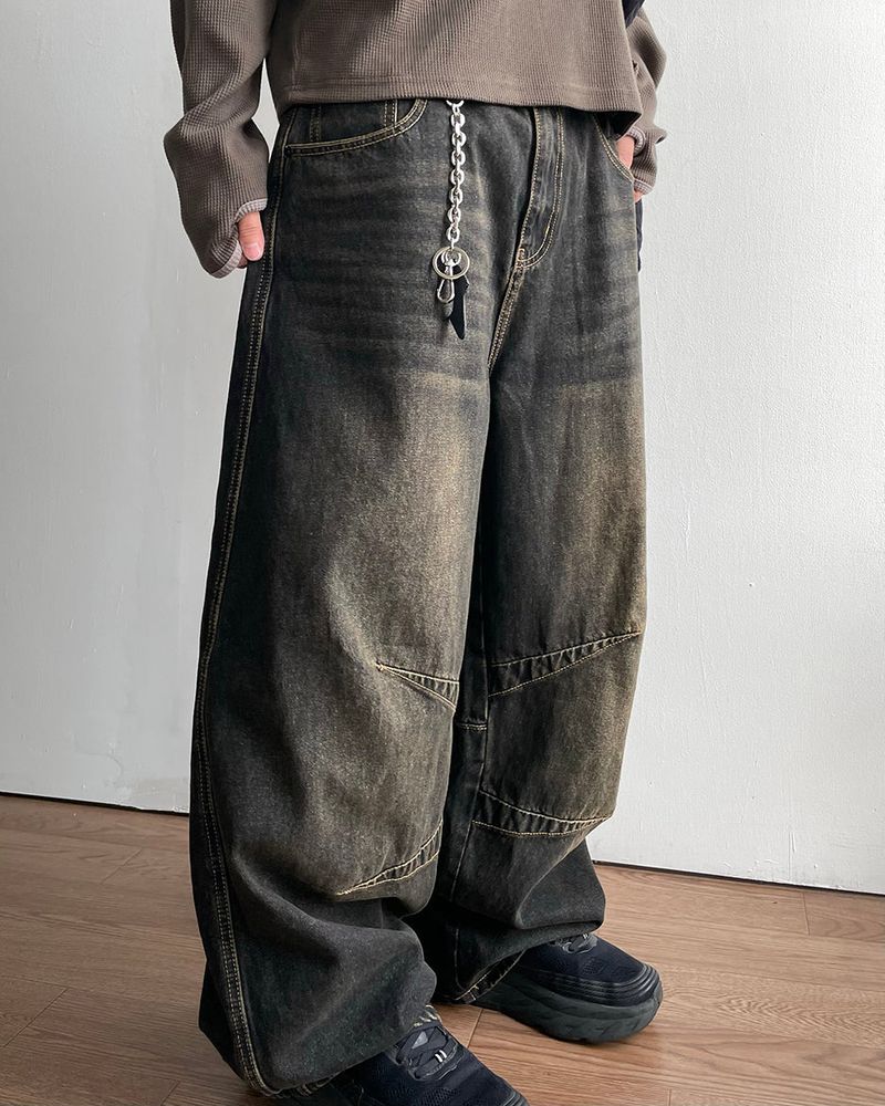Mood Tinted Black Denim Pants
