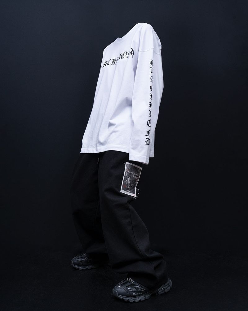 BBD No Sympathy Wide Cotton Pants (Black)