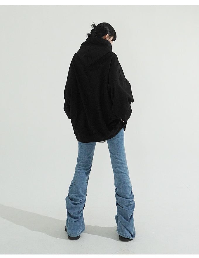 Wrinkle Slim Spandex Boots-cut Pants