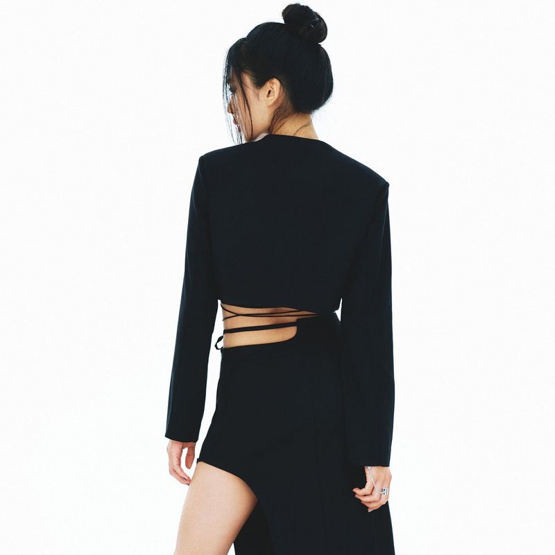 213-ROPE BOLERO JACKET