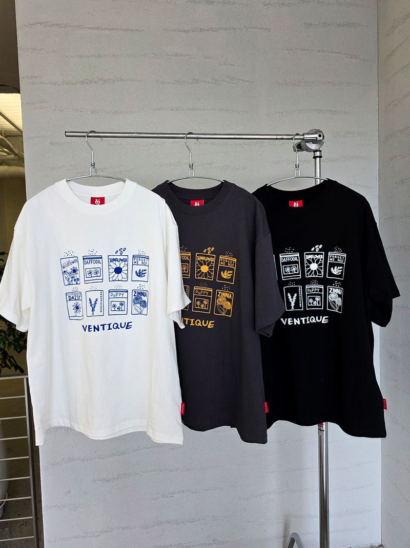 VENTIQUE Seed T-shirt 2color