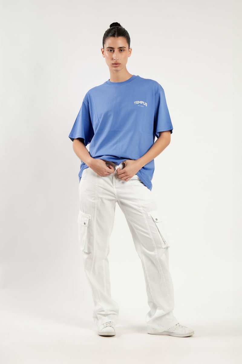 TEMPUS ARCH LOGO T-SHIRT [SKY BLUE]