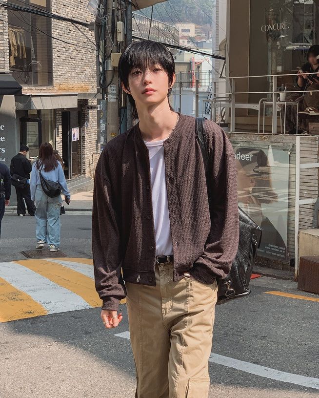 Summer Round Crop Cardigan