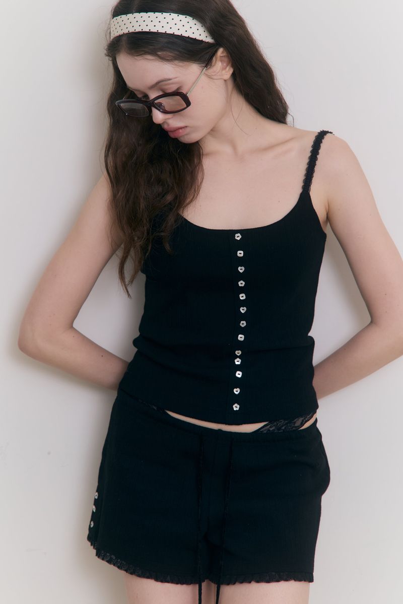 Sweet Dreams Lace Shorts (Black)