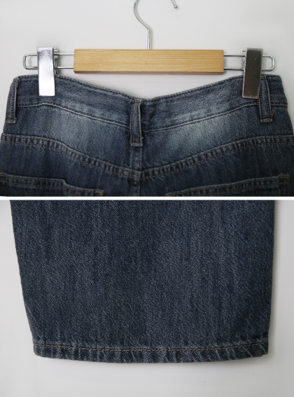 MI Washed Denim Wide Pants (2color)