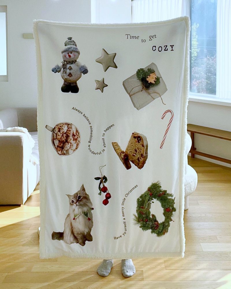 Cozy.Full（コージーフル）の「フラッフィークリスマスブランケット - 100x150cm（インテリア）」