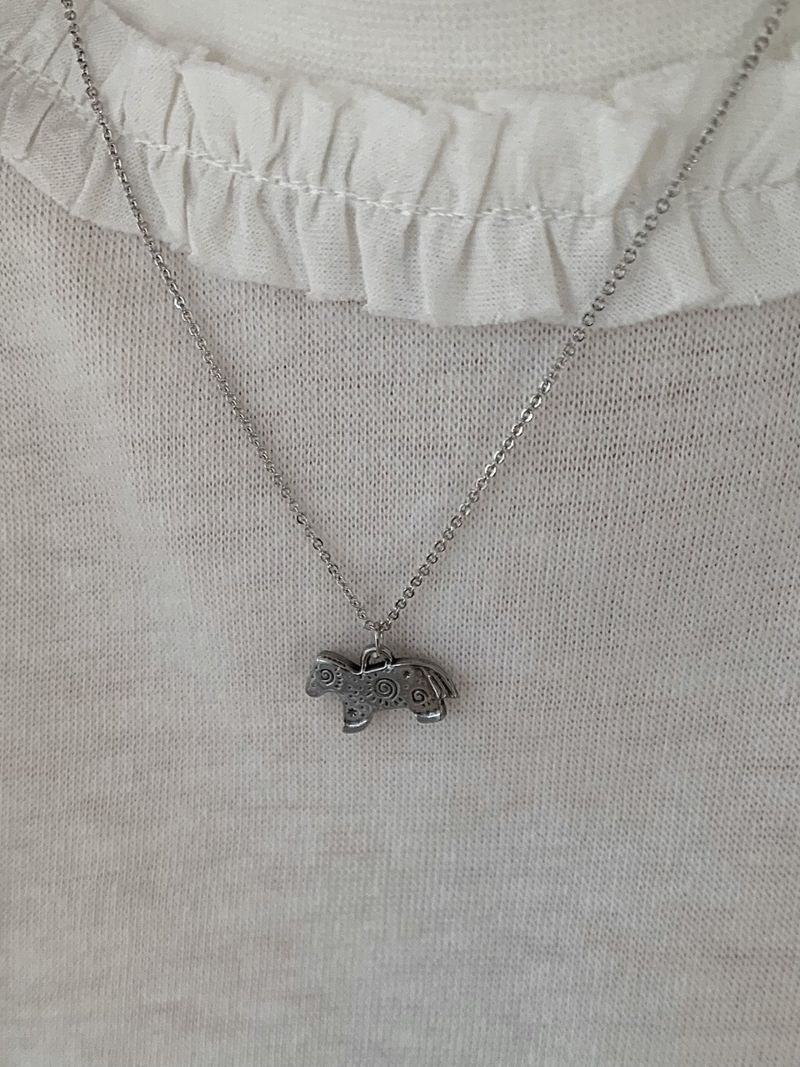 House of haus（ハウス オブ ハウス）の「Spiral mini horse necklace（Accessories）」