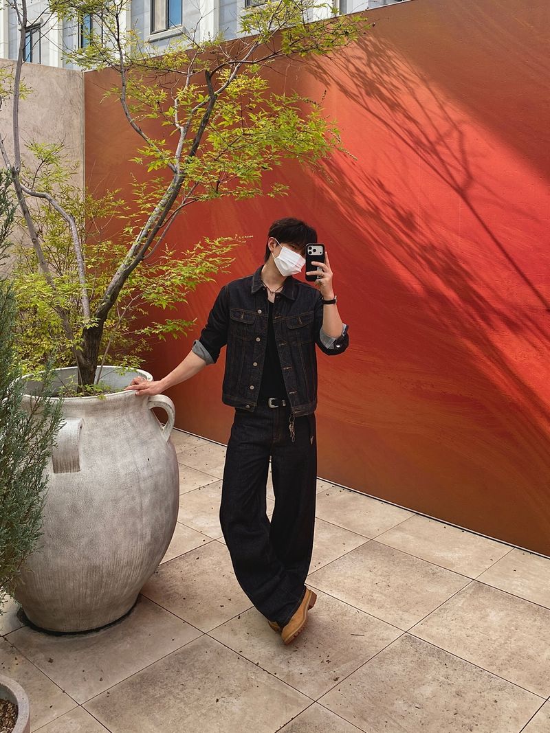 Steady Wide Denim Pants 2C