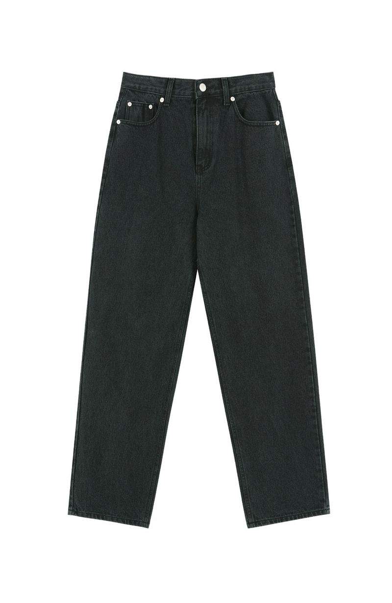 Essential Denim Pants (BLACK)