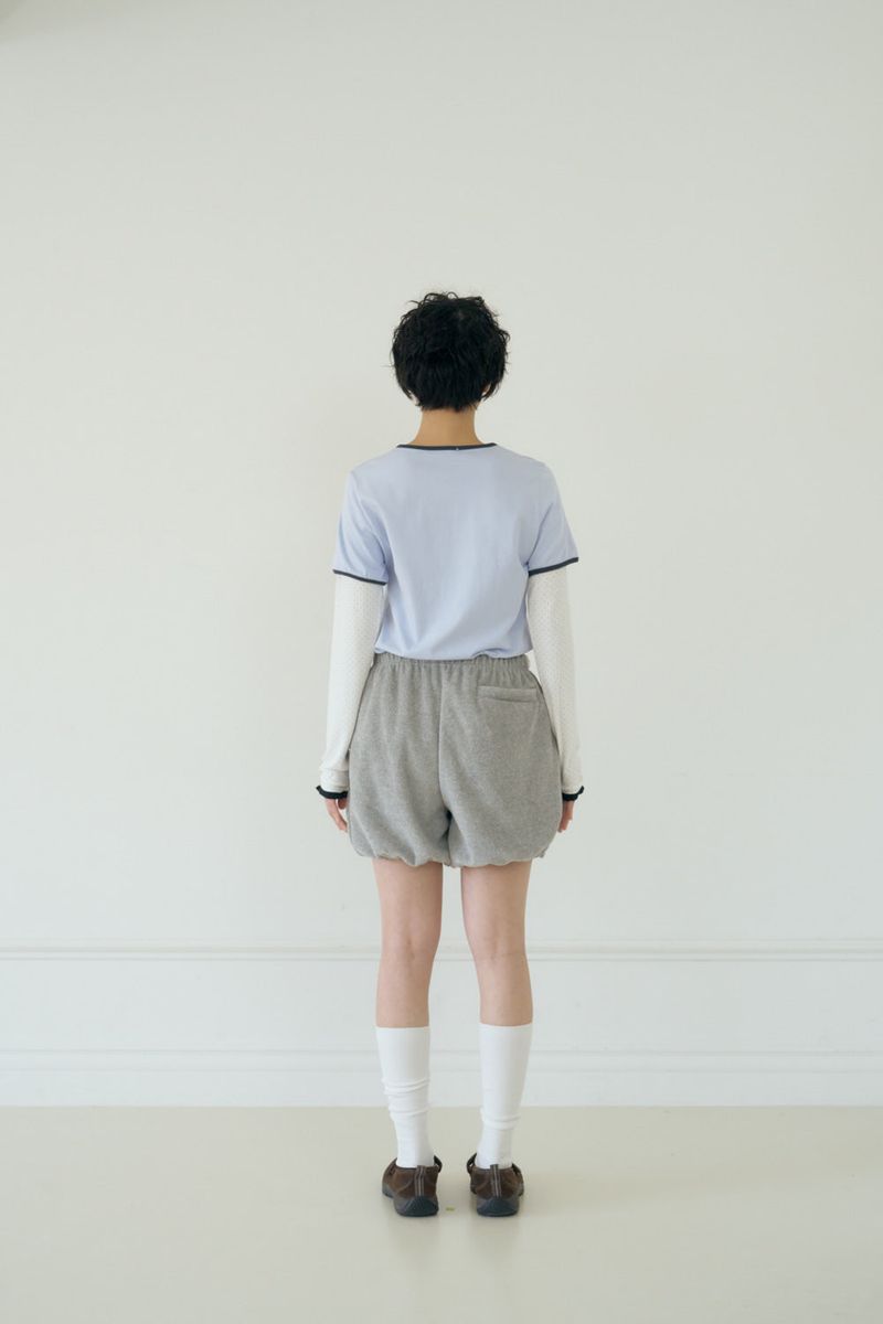 VANILLA TERRY PUMPKIN PANTS (GREY)