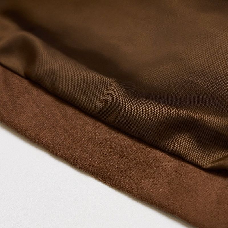 OIL BRIDGE SUEDE SKIRT BROWN