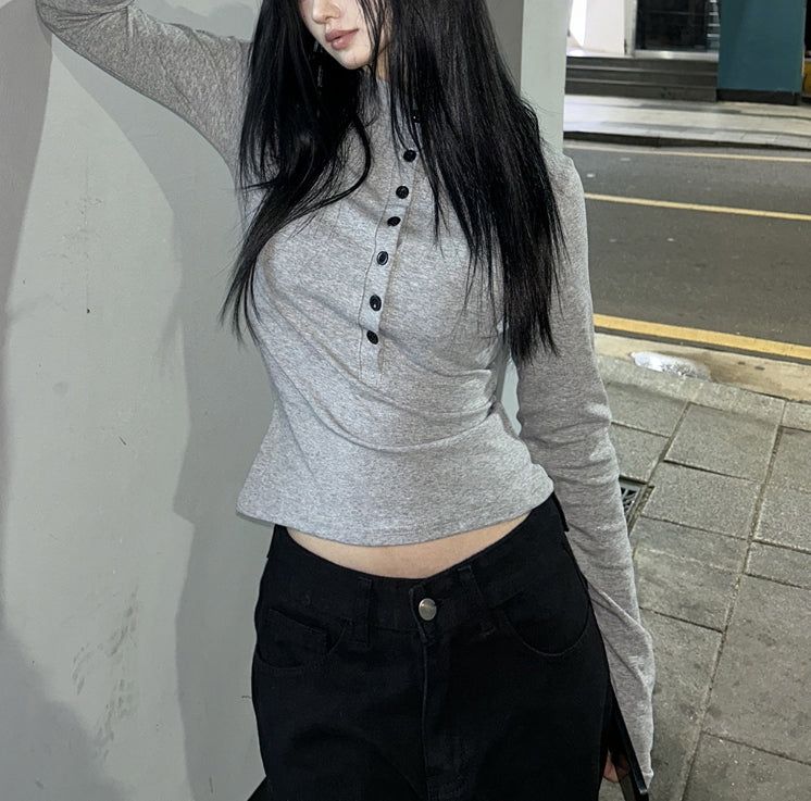 Legend Skin Fit Henley Neck