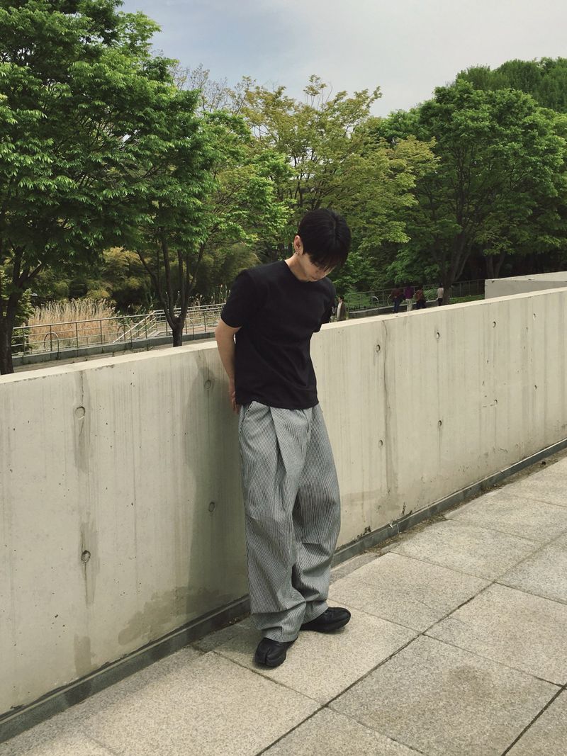 ティズストライプバルーンパンツ 2C