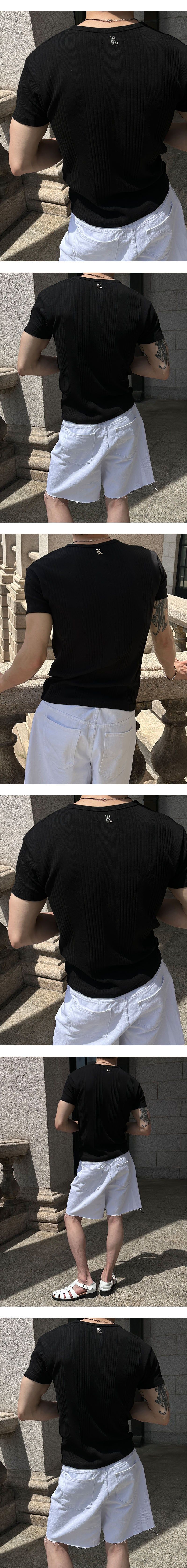 [S/S] Rough cutting short denim pants(2color)