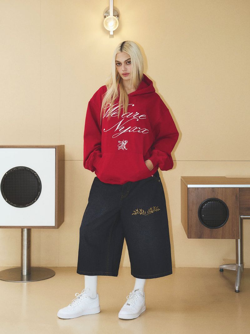 NYXX（エヌワイエックスエックス）の「WE ARE NYXX HOODIE (RED)（Tops）」